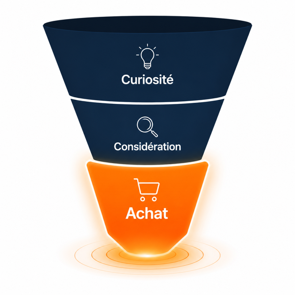 Funnel d'achat : TOFU - MOFU - BOFU